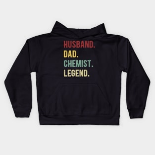 Chemist Funny Vintage Retro Shirt Husband Dad Chemist Legend Kids Hoodie